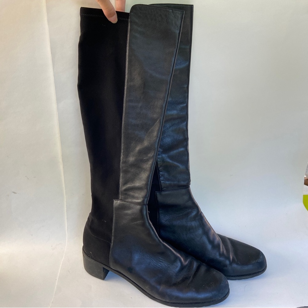 Stuart Weitzman over-the-knee leather boots